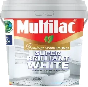 Multilac Premium Sheen Emulsion Super Brilliant White 20 L