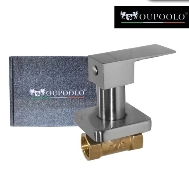 Tap Conceal Stop Valve Brass Oupoolo - SN MATT