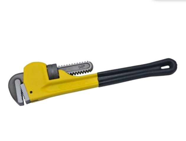 Crownman Pipe Wrench Black & Yellow 12" - 300mm