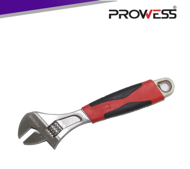 Prowess Adjustable Wrench Rubber Grip