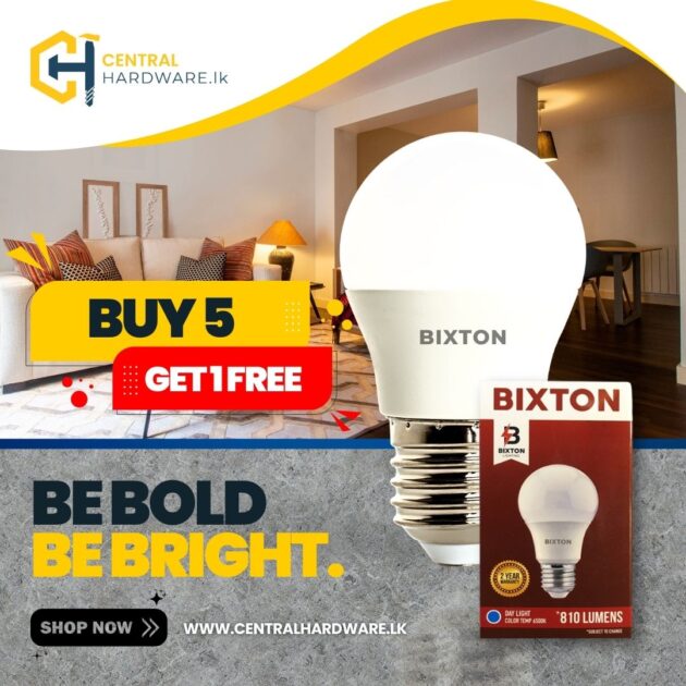 Bixton Buy 5 Get 1 Free Bulb (LED Bulb)